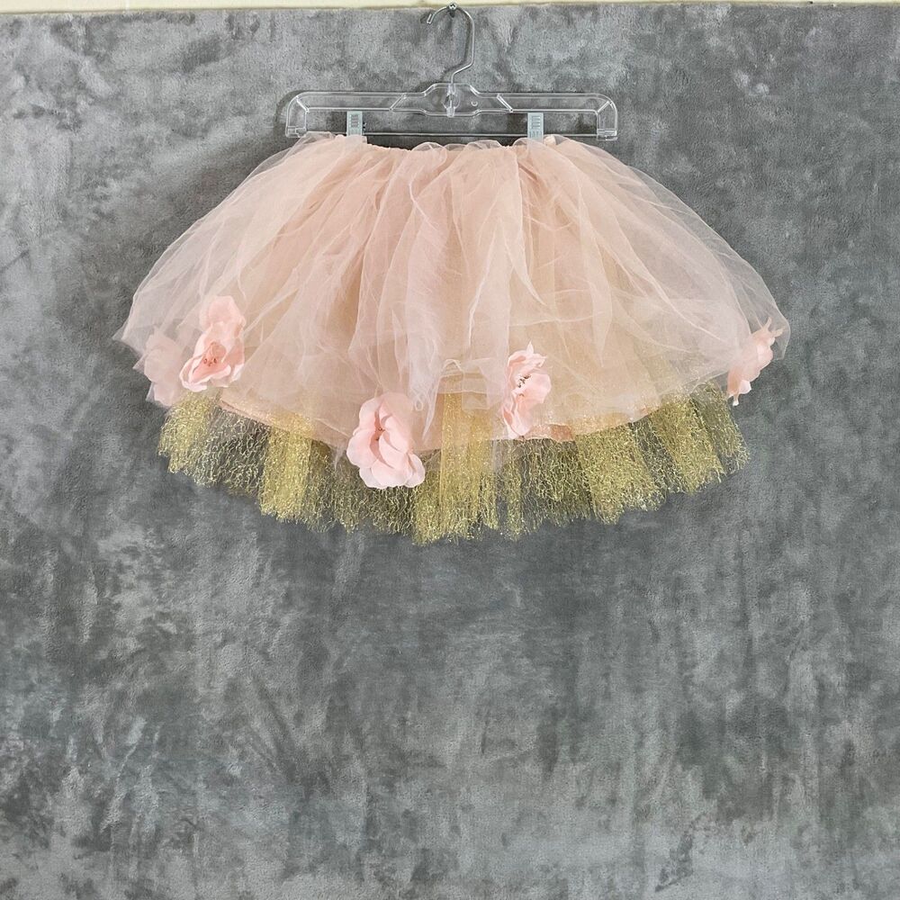 Pottery Barn Kids Pink and Gold Tutu Costume